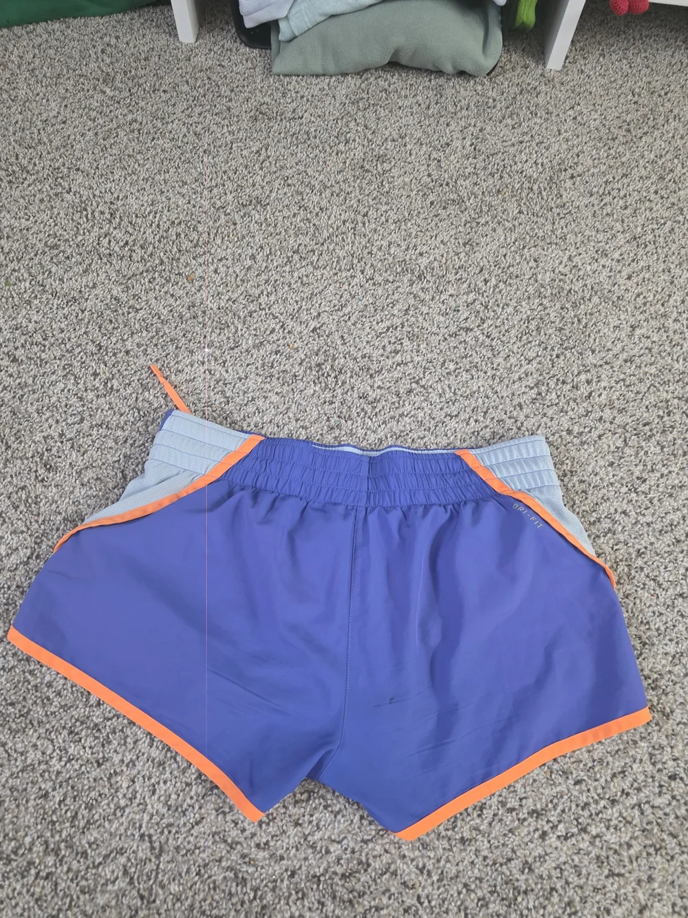 Nike Women's Purple  Pullover Running Shorts with Pink Trim